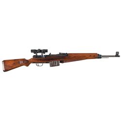 World War II Walther G43 "ac44" Semi-Automatic Sniper Rifle with Scope
