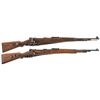 Image 1 : Two Nazi Mauser K98 Bolt Action Rifles -A) Mauser "S/243/1938" Code K98 Rifle