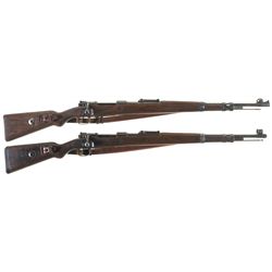 Collector's Lot of Two World War II German K98 Bolt Action Rifles -A) BSW "1939" Date K98 Rifle
