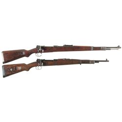 Two World War II German Bolt Action Rifles -A) Mauser "243/ 1939" Code Model 98 Rifle