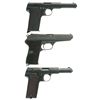 Image 2 : Three Semi-Automatic Pistols -A) Astra Model 400 Pistol