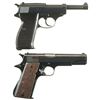 Image 2 : Two European Military Semi-Automatic Pistols -A) Walther "ac 44" Code P-38 Pistol