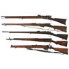 Image 2 : Five European Military Rifles -A) Swiss Bern Vetterli Model 1881 Bolt Action Rifle