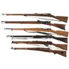Image 2 : Six European Military Rifles -A) Danish Model 1889 Krag Jorgensen Bolt Action Rifle