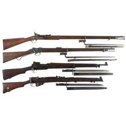 Four British Rifles -A) Enfield Snider Pattern Mark III Breech Loading Rifle
