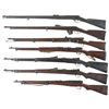 Image 2 : Seven Military Bolt Action Rifles -A) Amberg Model 71 Rifle