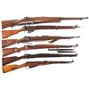 Image 1 : Six Bolt Action Military Rifles -A)  Spanish Mauser Model 1893 Rifle