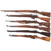 Image 2 : Six Bolt Action Military Rifles -A)  Spanish Mauser Model 1893 Rifle
