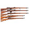 Image 1 : Collector's Lot of Five Swiss Straight Pull Military Rifles -A) Schmidt Rubin Model 1889 Rifle