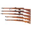 Image 2 : Collector's Lot of Five Swiss Straight Pull Military Rifles -A) Schmidt Rubin Model 1889 Rifle