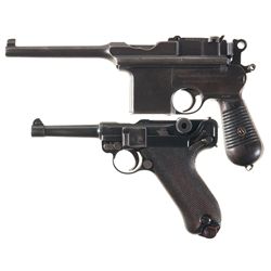 Two Semi-Automatic Pistols -A) Astra Model 900 Pistol