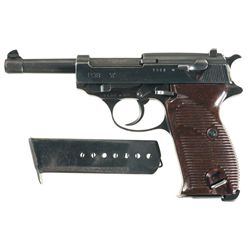 World War II Mauser "byf/44" Code P38 Semi-Automatic Pistol