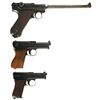 Image 2 : Three German Semi-Automatic Pistols -A) 1916 Dated DWM Luger Pistol