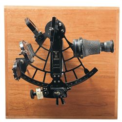 C. Plath Kriegsmarine Sextant with Case and Papers