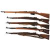 Image 2 : Five Military Bolt Action Rifles -A) Argentine Mauser Model 1891 Rifle