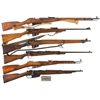 Image 1 : Six Military Bolt Action Rifles -A) Mosin Nagant Model 91/30 Rifle
