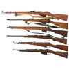 Image 2 : Six Military Bolt Action Rifles -A) Mosin Nagant Model 91/30 Rifle