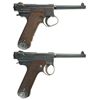 Image 2 : Collector's Lot of Two World War II Japanese Semi-Automatic Pistols -A) Japanese Type 14 Pistol with