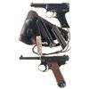 Image 1 : Collector's Lot of Two World War II Japanese Semi-Automatic Pistols -A) Japanese Type 94 Pistol with