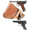 Image 1 : Collector's Lot of Two World War II Japanese Semi-Automatic Pistols -A) Japanese Type 14 Pistol with
