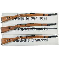 Three Boxed Mitchell's Mauser Bolt Action Rifles -A) Mitchell's Mauser bcd Code 4 Dated Mauser K98 R