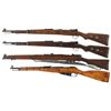 Image 2 : Four Military Bolt Action Rifles -A) Nazi bcd Code 43 Dated Mauser Model 98 Rifle