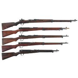 Five World War II Japanese Bolt Action Long Arms -A) Kokura Arsenal Type 38 Rifle
