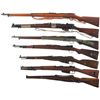 Image 2 : Seven Bolt Action Military Long Arms -A) Jinsen Arsenal Type 38 Rifle with Bayonet