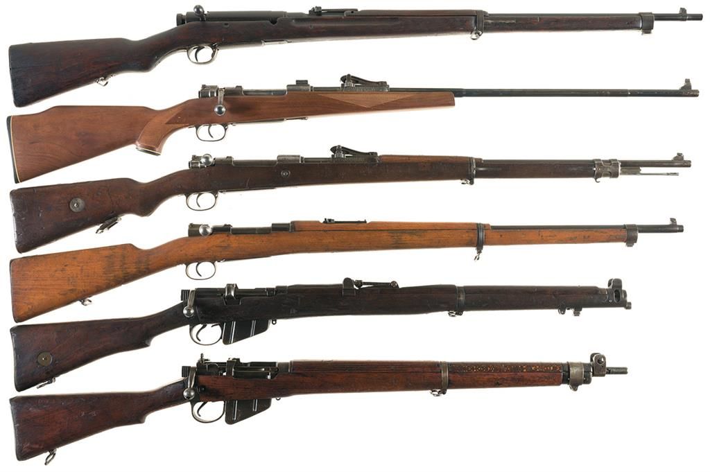 Six Bolt Action Military Rifles A) Japanese Kokura Type 38 Rifle
