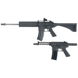 Two Carbon Fiber Semi-Automatic Firearms -A) Professional Ordnance Carbon-15 Rifle with Holographic 