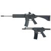 Image 1 : Two Carbon Fiber Semi-Automatic Firearms -A) Professional Ordnance Carbon-15 Rifle with Holographic 