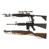 Image 2 : Three Semi-Automatic Long Guns -A) Ruger Mini-14 Rifle with Scope and Laser Sight