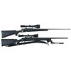 Image 1 : Two Remington Bolt Action Rifles with Scopes -A) Remington Model 700 Rifle