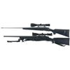 Image 2 : Two Remington Bolt Action Rifles with Scopes -A) Remington Model 700 Rifle