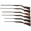 Image 2 : Collector's Lot of Six Iver Johnson Single Barrel Shotguns -A) Iver Johnson Side Snap Shotgun