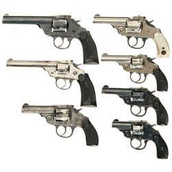 Seven Double Action Revolvers -A) Iver Johnson Secret Service Special Revolver
