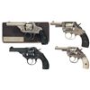Image 1 : Four Double Action Revolvers -A) Iver Johnson Safety Automatic Double Action Revolver with Factory B