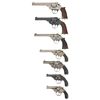 Image 1 : Collector's Lot of Seven Iver Johnson Double Action Top Break Revolvers -A) Iver Johnson Safety Auto
