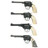 Image 2 : Scarce Presentation Cased 100 Years Commemorative Iver Johnson Double Action Revolver Set -A) Iver J