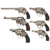 Image 1 : Collector's Lot of Six Iver Johnson Double Action Revolvers -A) Iver Johnson American Bulldog Revolv