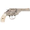 Image 2 : Engraved Iver Johnson Top Break Double Action Revolver with Carved Pearl Grips