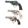 Image 1 : Collector's Lot of Three Iver Johnson Double Action Revolvers -A) Iver Johnson Top Break Revolver