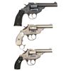 Image 2 : Collector's Lot of Three Iver Johnson Double Action Revolvers -A) Iver Johnson Top Break Revolver