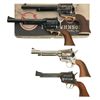 Image 1 : Collector's Lot of Four Iver Johnson Marked Colt Single Action Army Style Revolvers -A) Iver Johnson