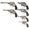 Image 1 : Collector's Lot of Six Iver Johnson Double Action Revolvers -A) Iver Johnson Lightning Express Revol