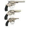 Image 2 : Collector's Lot of Three Iver Johnson Double Action Revolvers -A) Iver Johnson American Bull Dog Rev