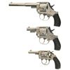 Image 1 : Collector's Lot of Three Iver Johnson Double Action Revolvers -A) Iver Johnson American Bulldog Revo