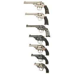 Seven Double Action Revolvers -A) Iver Johnson Secret Service Special Revolver
