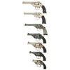 Image 1 : Seven Double Action Revolvers -A) Iver Johnson Secret Service Special Revolver