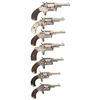 Image 2 : Collector's Lot of Seven Antique Iver Johnson Spur Trigger Revolvers -A) Iver Johnson Smoker Revolve
